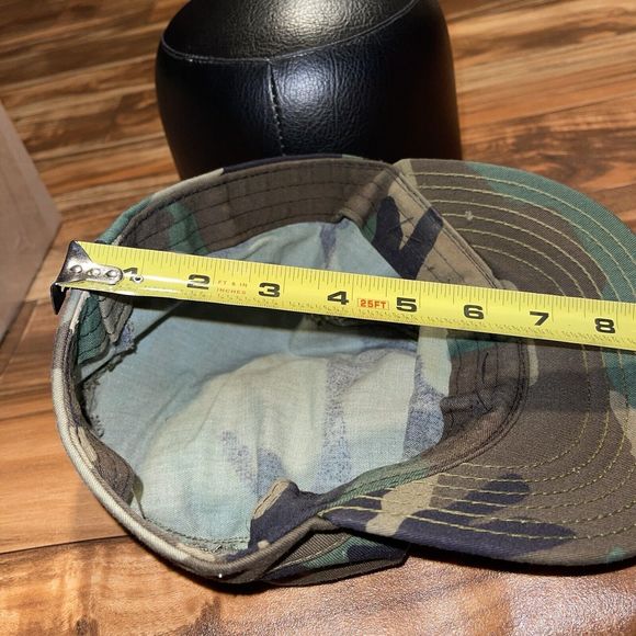 Vintage Seagram's Canadian Hunter Army Hat Camo Mellow Sipping Whiskey Cap M/L - Picture 10 of 10